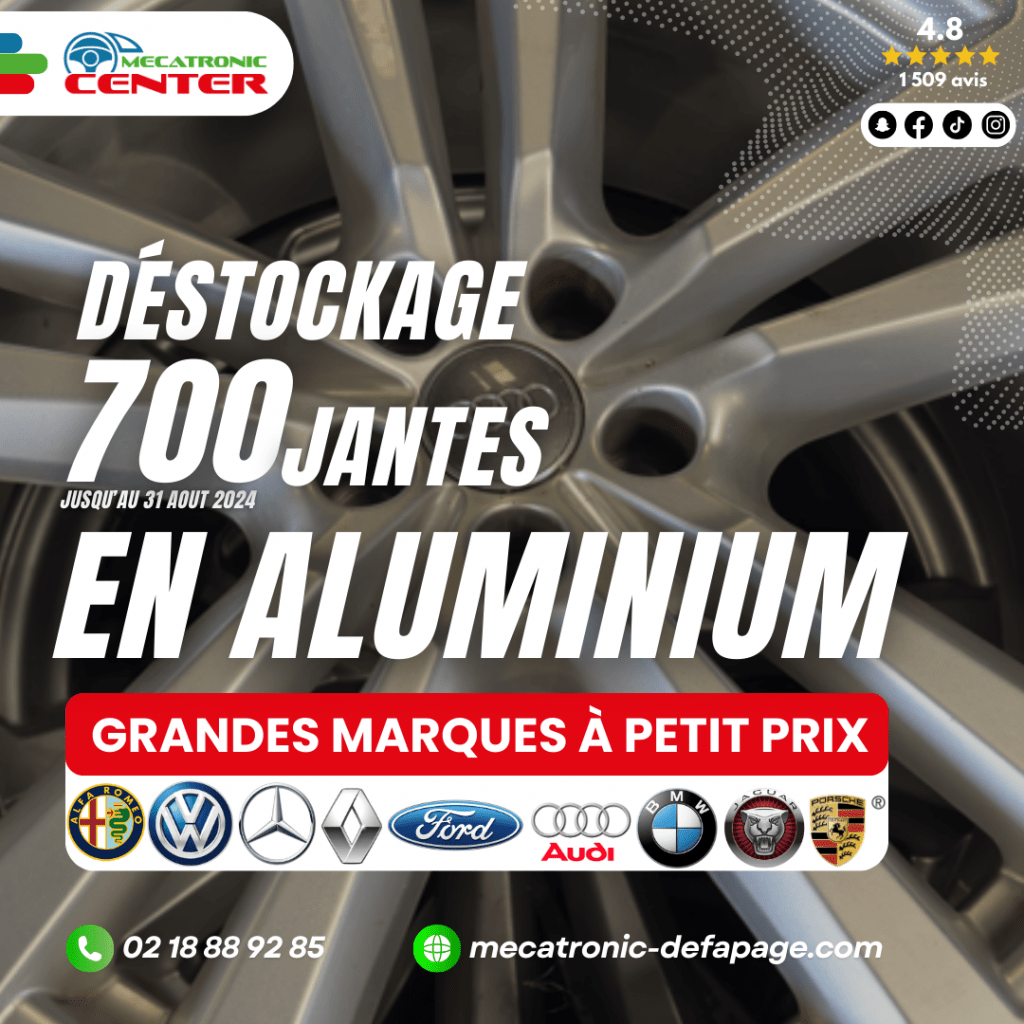 Photo de 700 jantes en aluminium