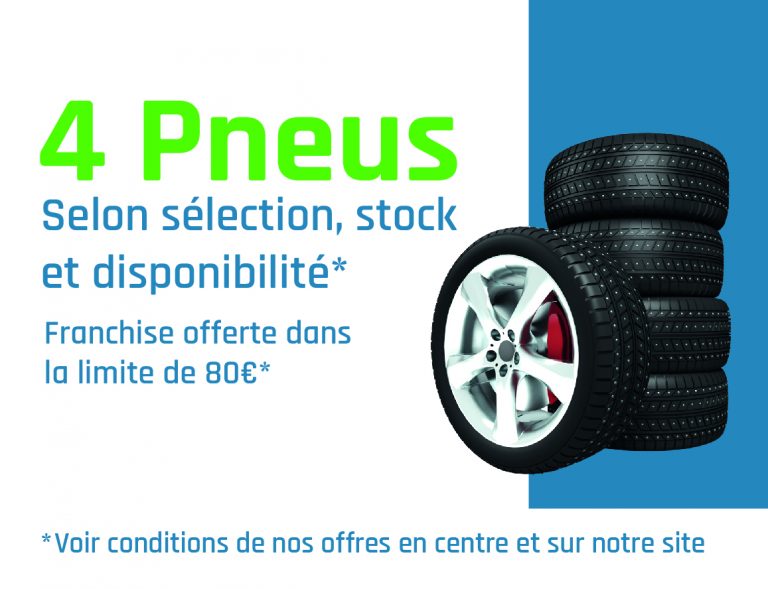 offre de 4 pneus