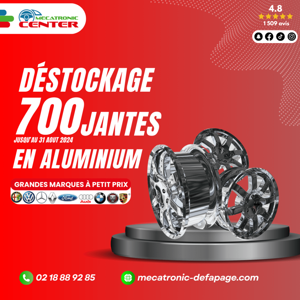 Photo de 700 jantes en aluminium